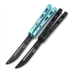 Variant Practice Butterfly 7075 aluminum unsharpened training knife,Vlindermes trainer
